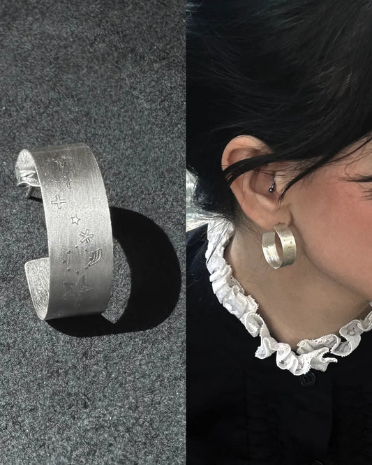 AsCii Earrings Small