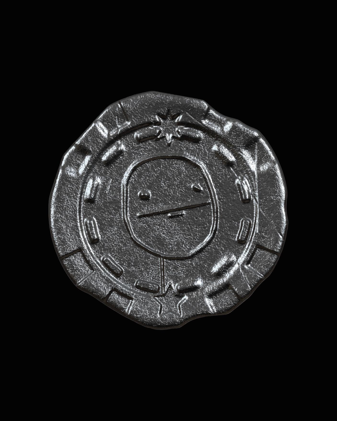 Poker Face Necklace